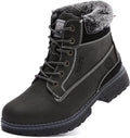 Womens Hiking Snow Winter Boots - Waterproof Fur-Lined Ankle Boots