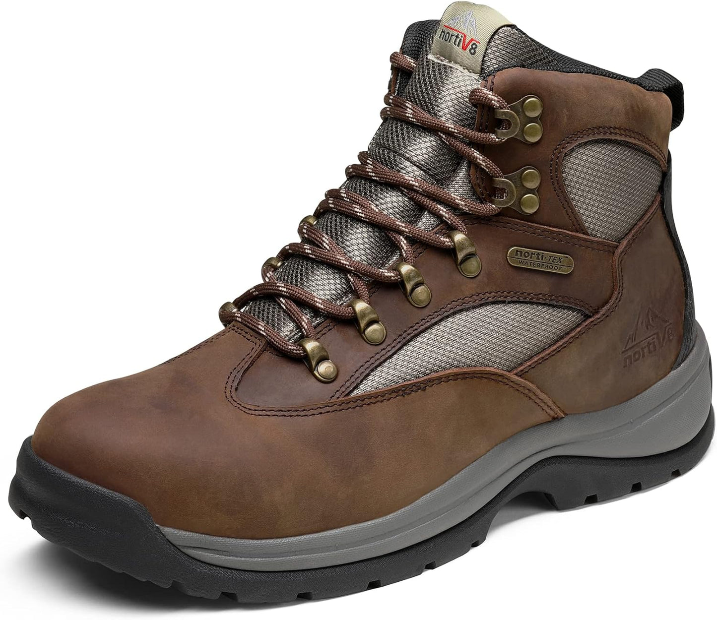 NORTIV 8 Steel Toe Work Boots for Men Waterproof Safety Boots