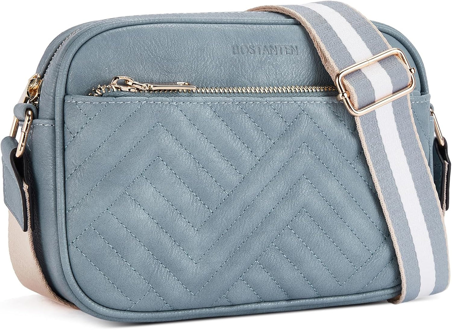 BOSTANTEN Quilted Crossbody Bags for Women - Stylish Vegan Leather
