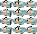 12 Pack Heavy Duty Clear Moving Bags - Large Clear Storage Bags