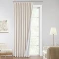 Vision Home Natural Pinch Pleated Full Blackout Curtains 60in x 120in