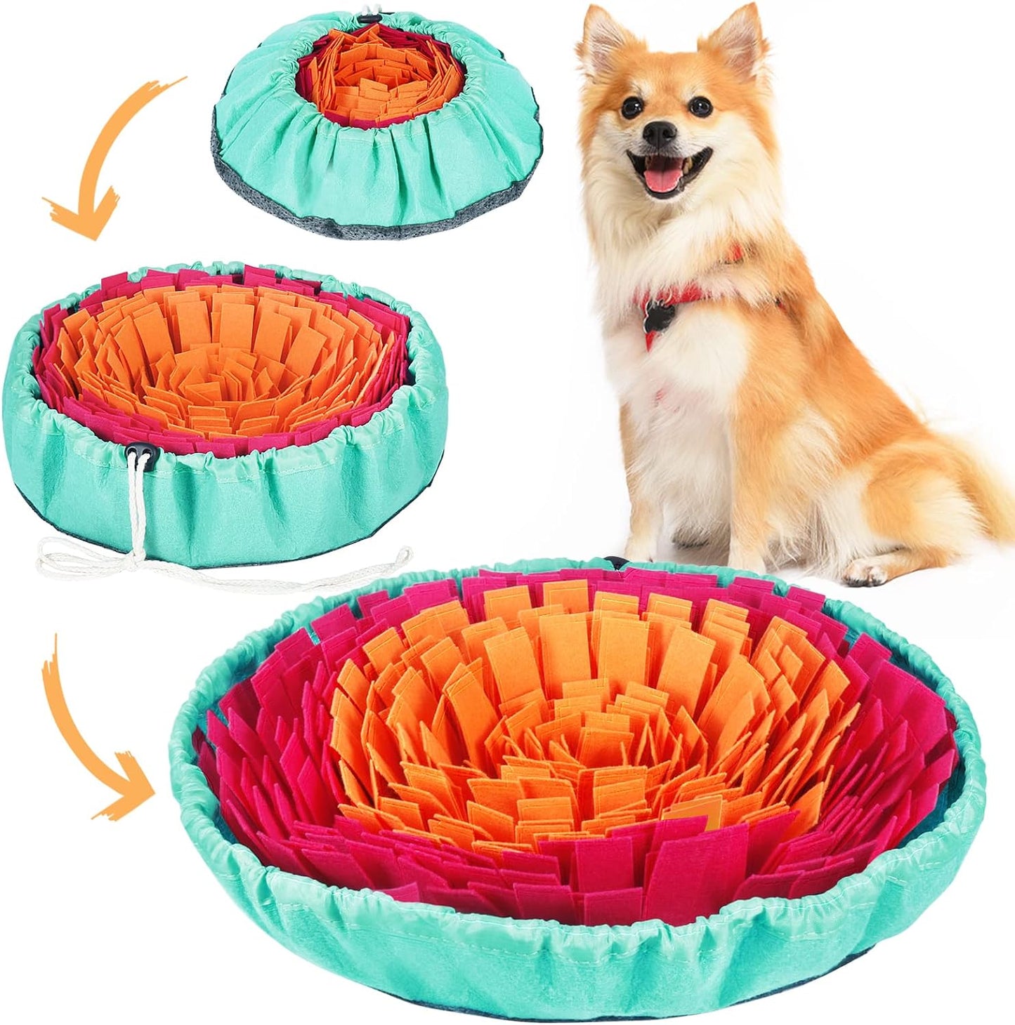 Interactive Dog Snuffle Mat Boosts Foraging Skills