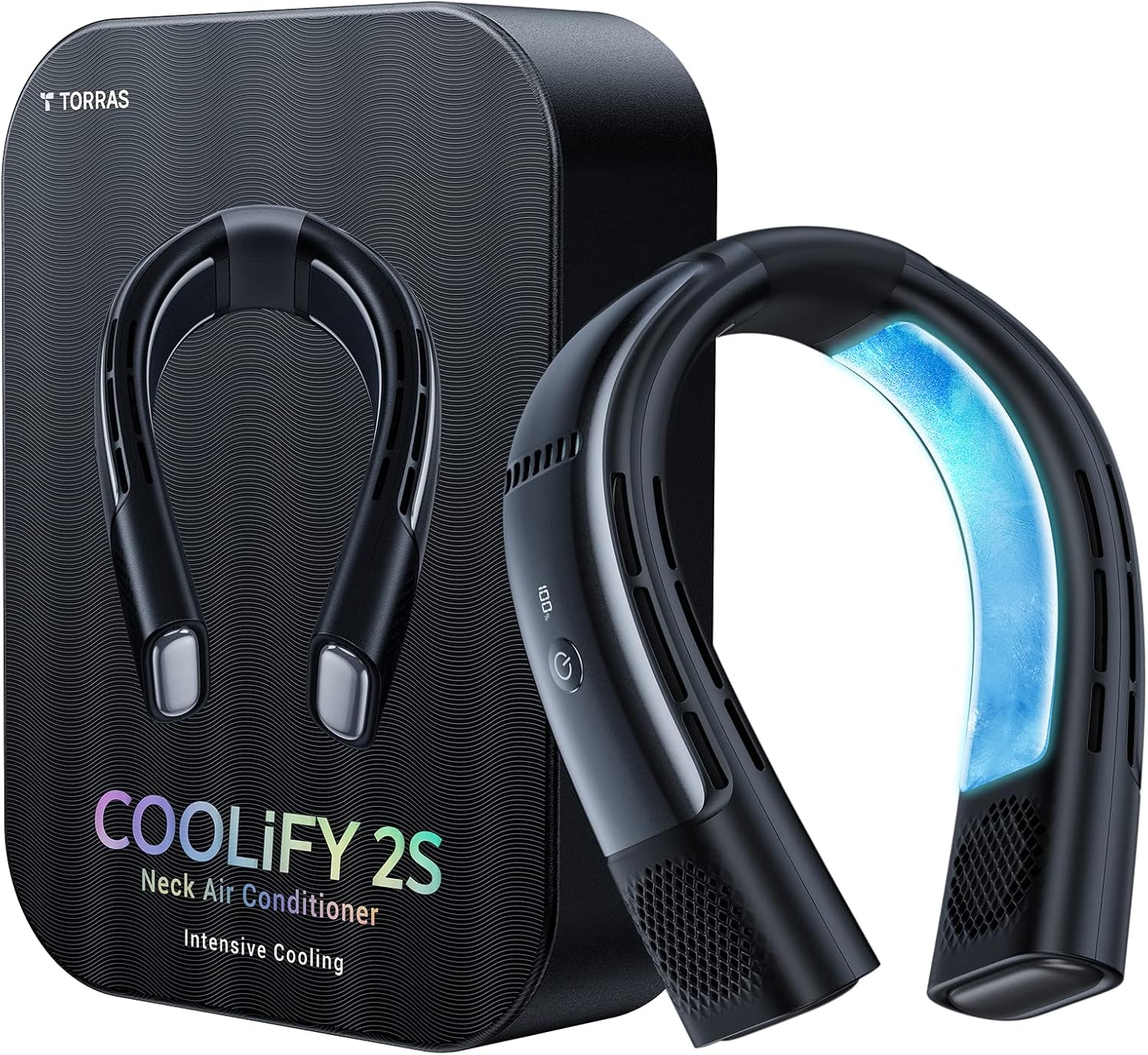 TORRAS Cooling Neck Fan: 28 Hrs Cooling Power!