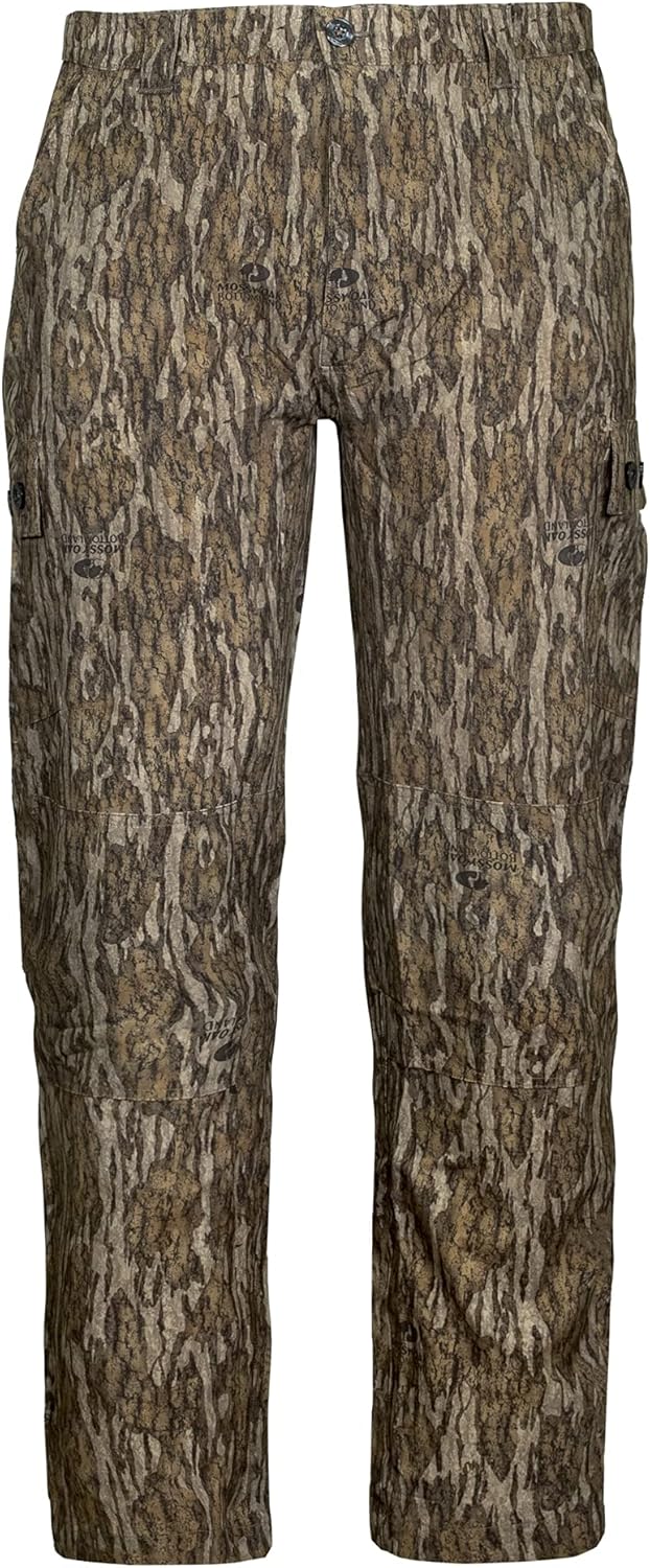 Mossy Oak Men's Lightweight Camo Hunting Pants for Comfort