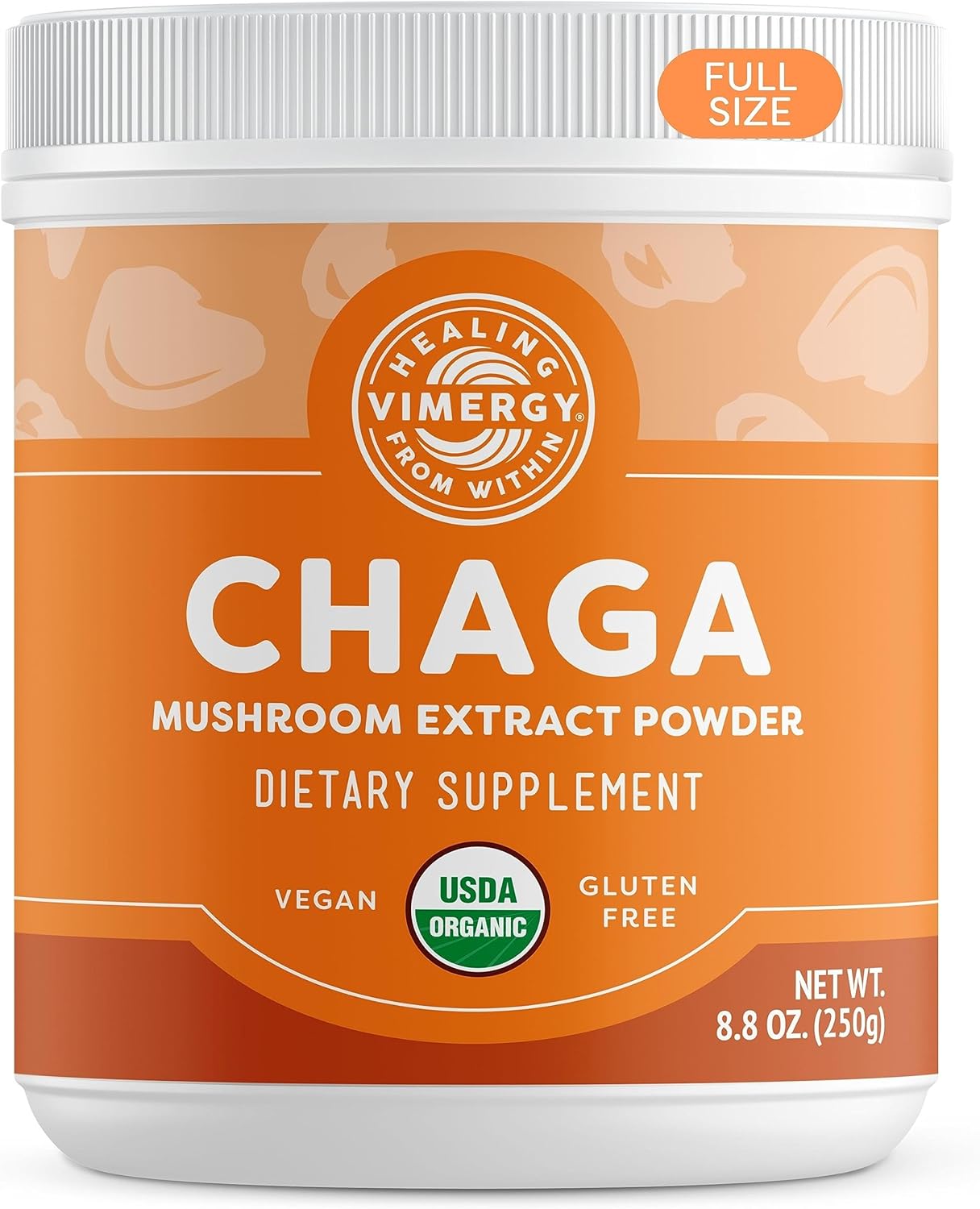 Vimergy Organic Wild Chaga Mushroom Extract Powder for Wellness