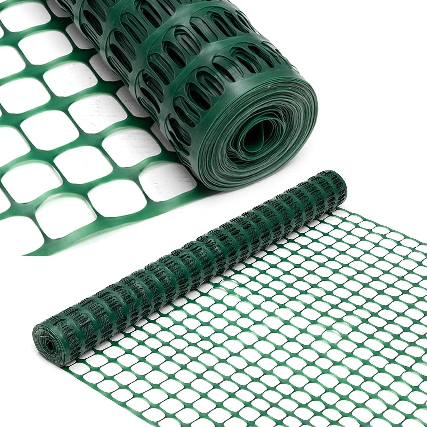 DOEWOKS Safety Fence Roll - 4 x 100 FT Green Plastic Barrier Netting