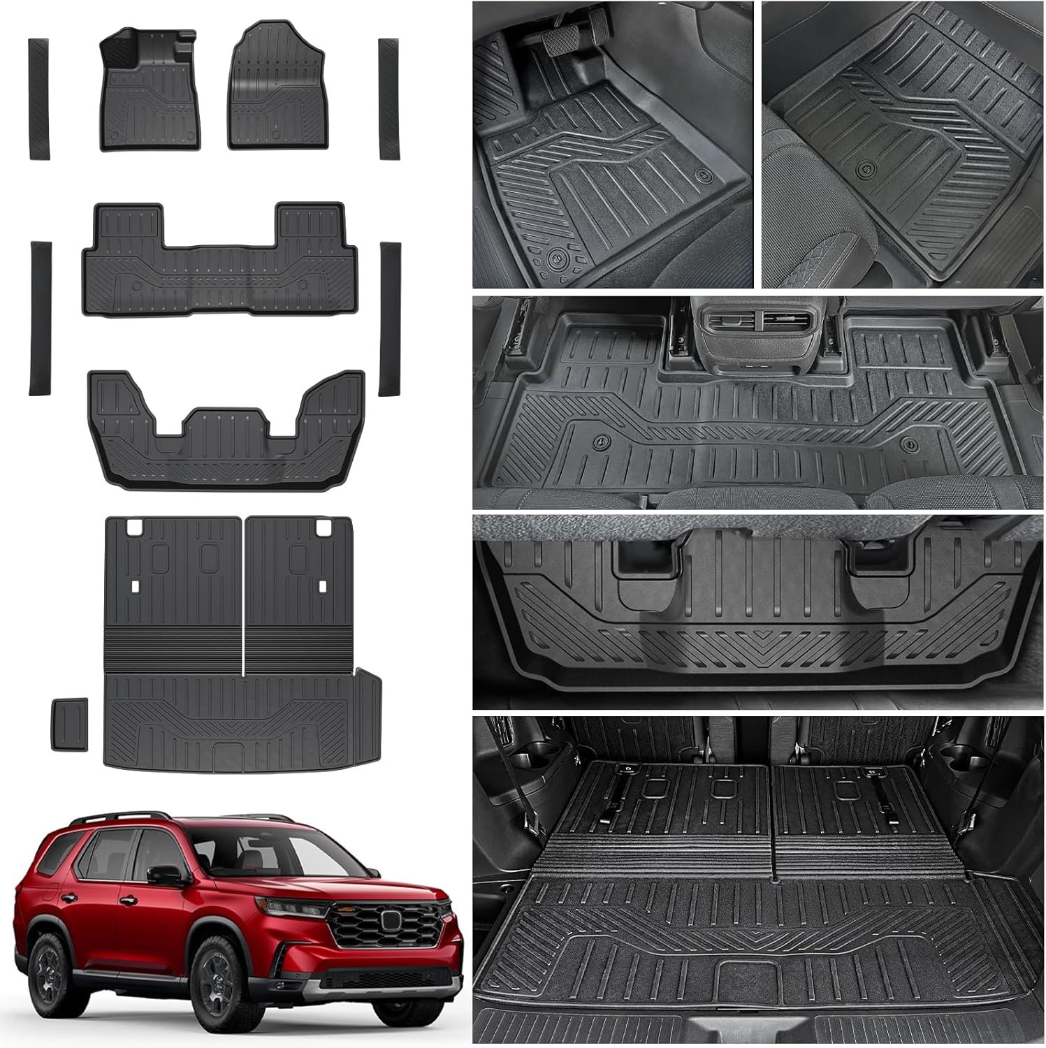Custom Fit Floor Mats for 2023-2025 Honda Pilot Protection