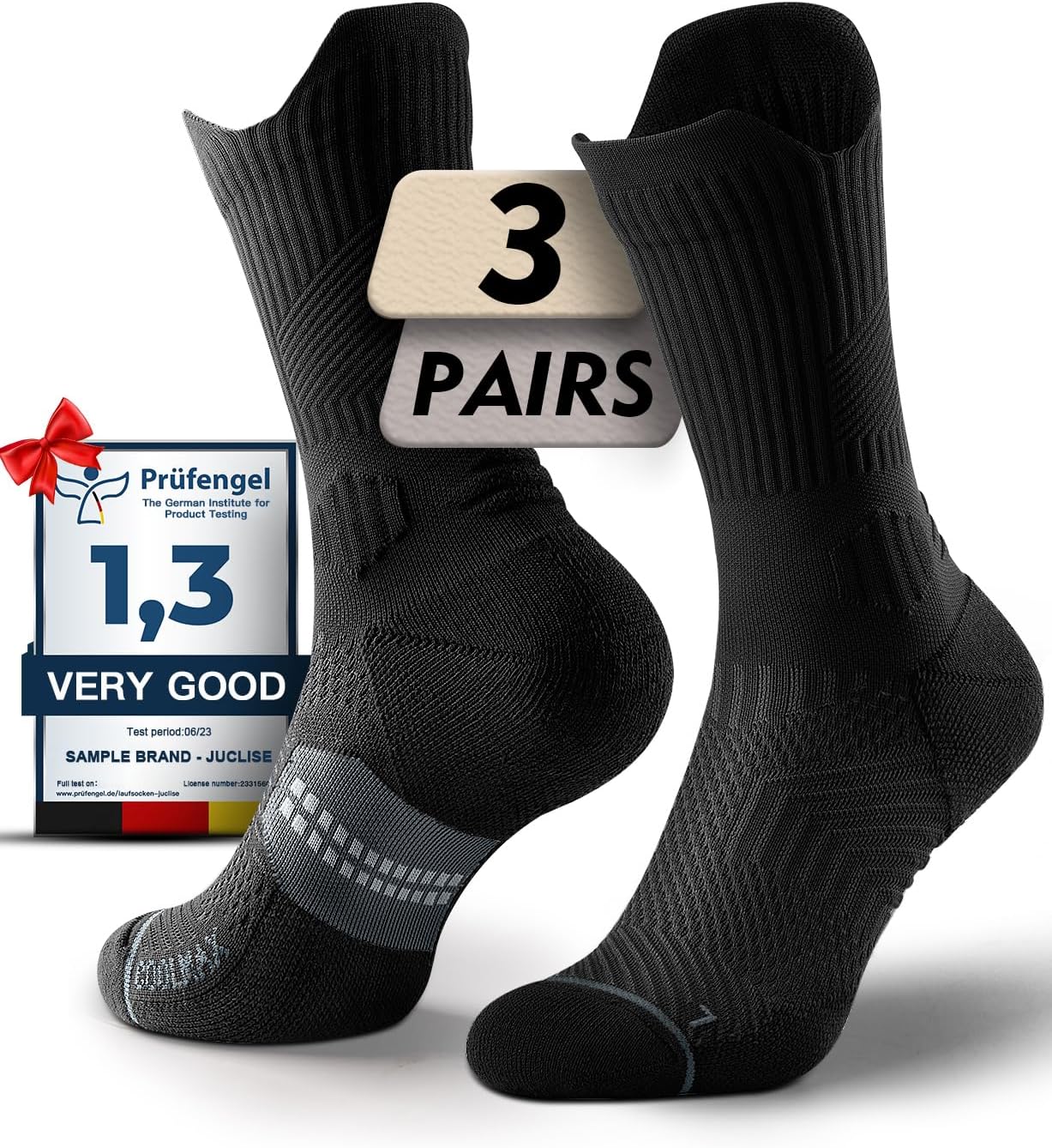 Bamboo Compression Socks: Anti-Blister Comfort