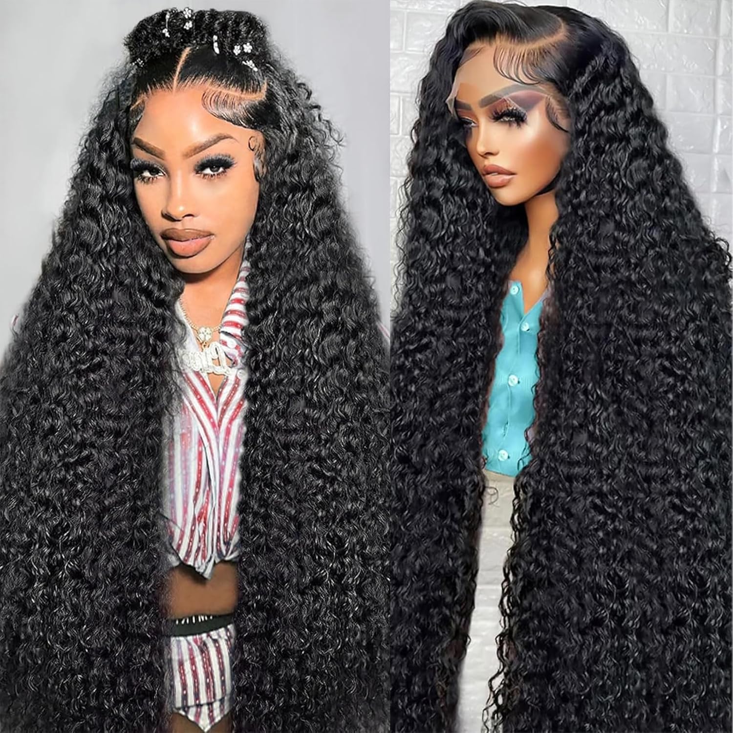 13x6 Deep Wave Lace Front Wigs for Natural Gorgeous Styles