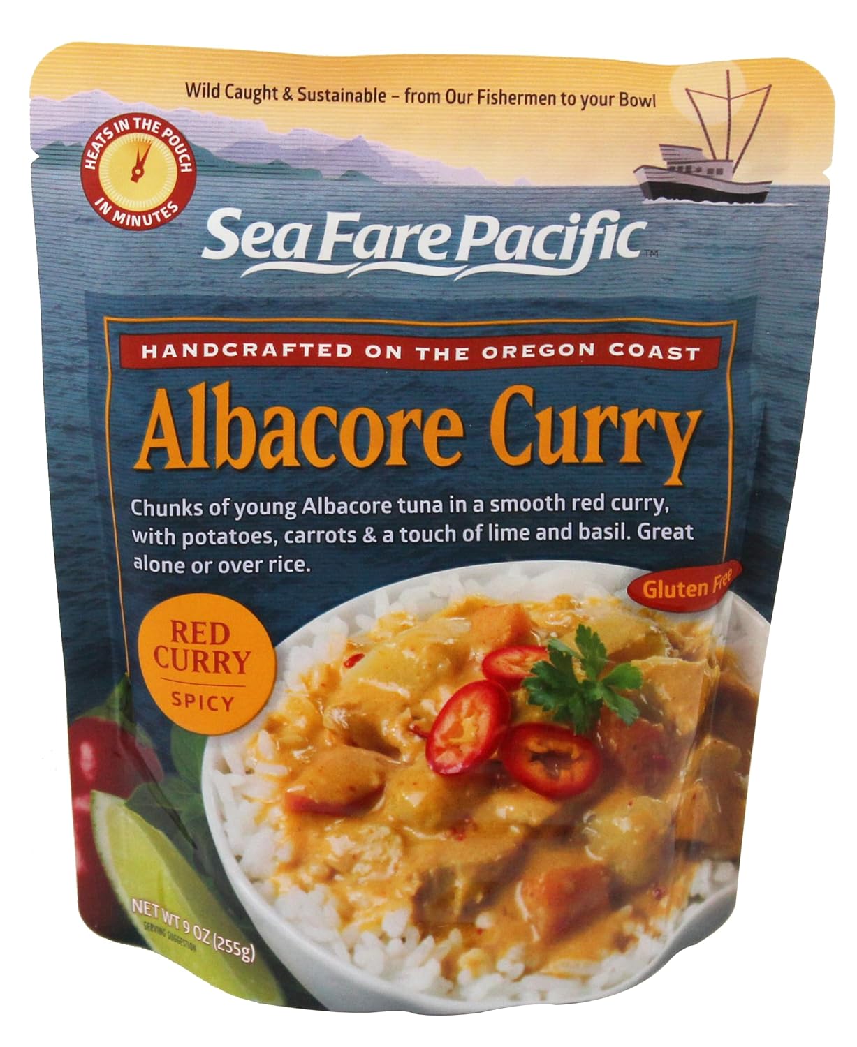 Sea Fare Pacific Albacore Curry Red 9 Ounce Pack of 8 Review