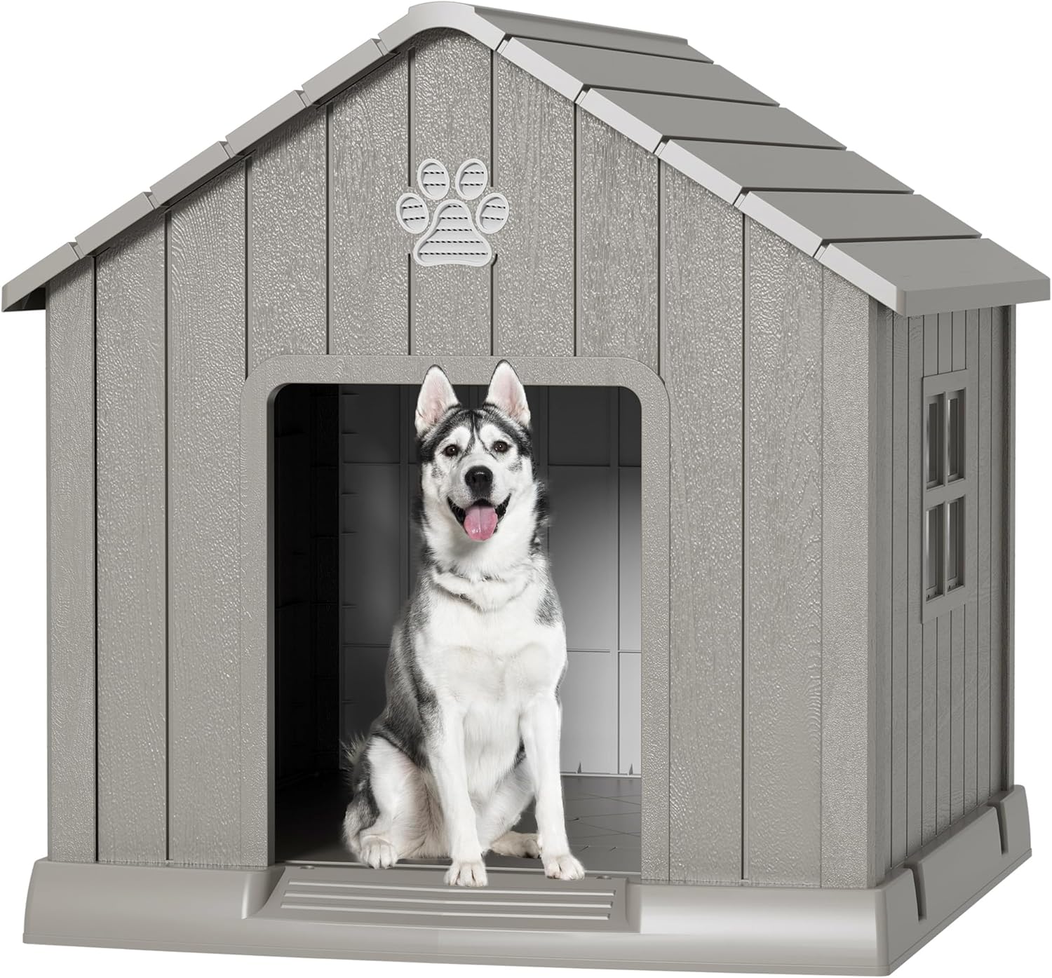 Dog House Outdoor Indoor - Waterproof, Easy to Clean & Ventilated