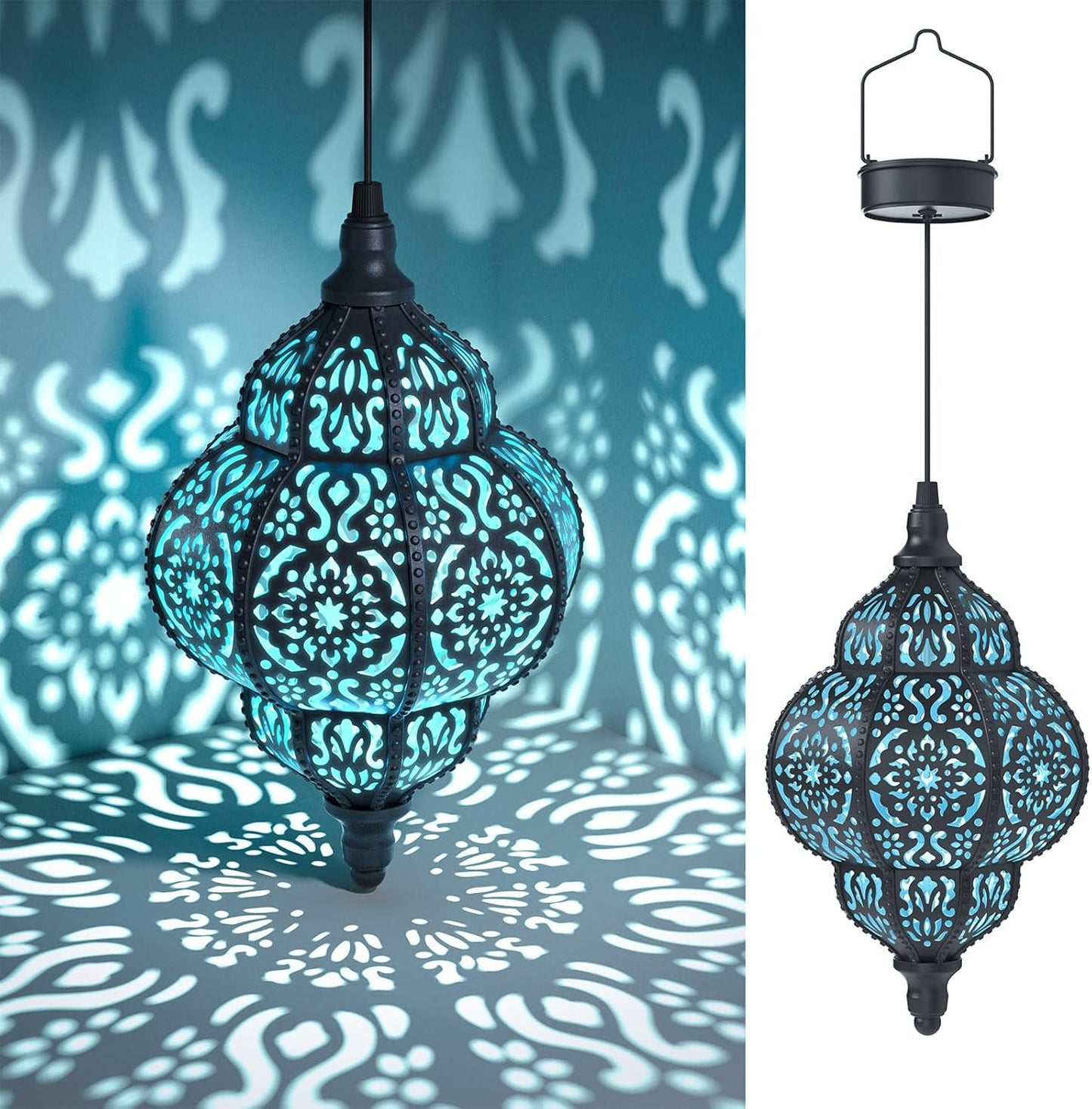 Hapjoy Hanging Solar Lights for Outdoor Garden Decor