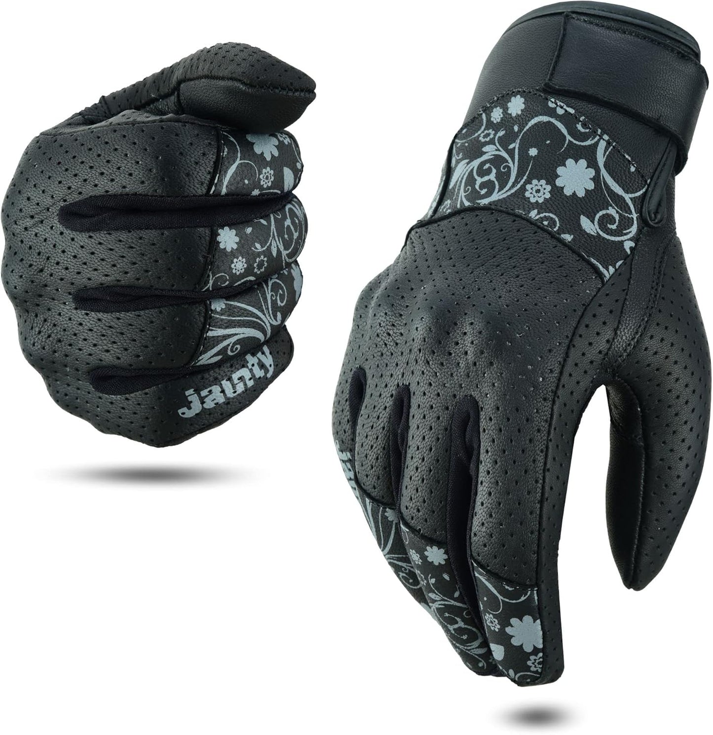 JAUNTY Motorcycle Gloves for Women with Touchscreen Feature
