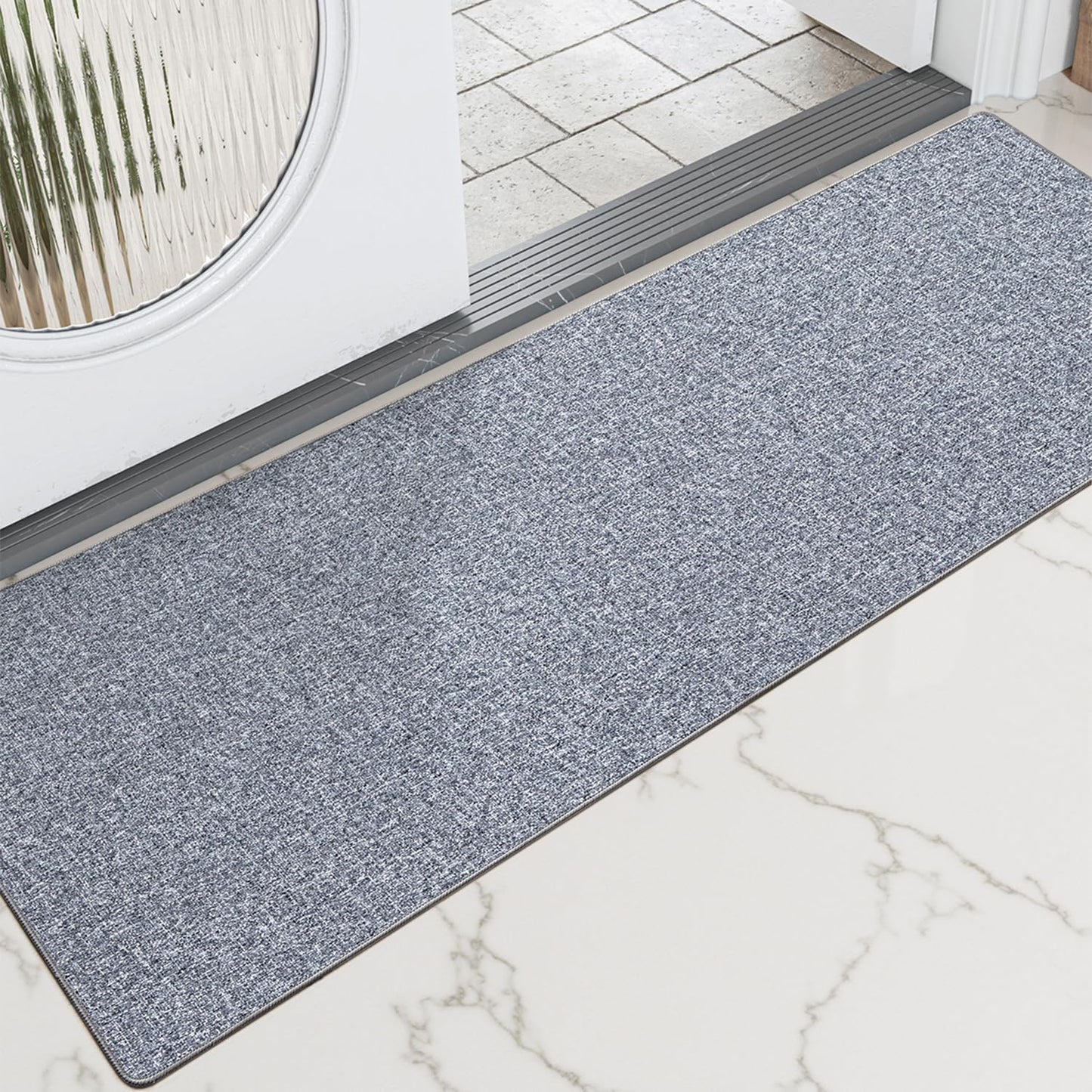 LUMI Ultra Thin Door Mat for Entryway, Easy Clean Indoor Mat
