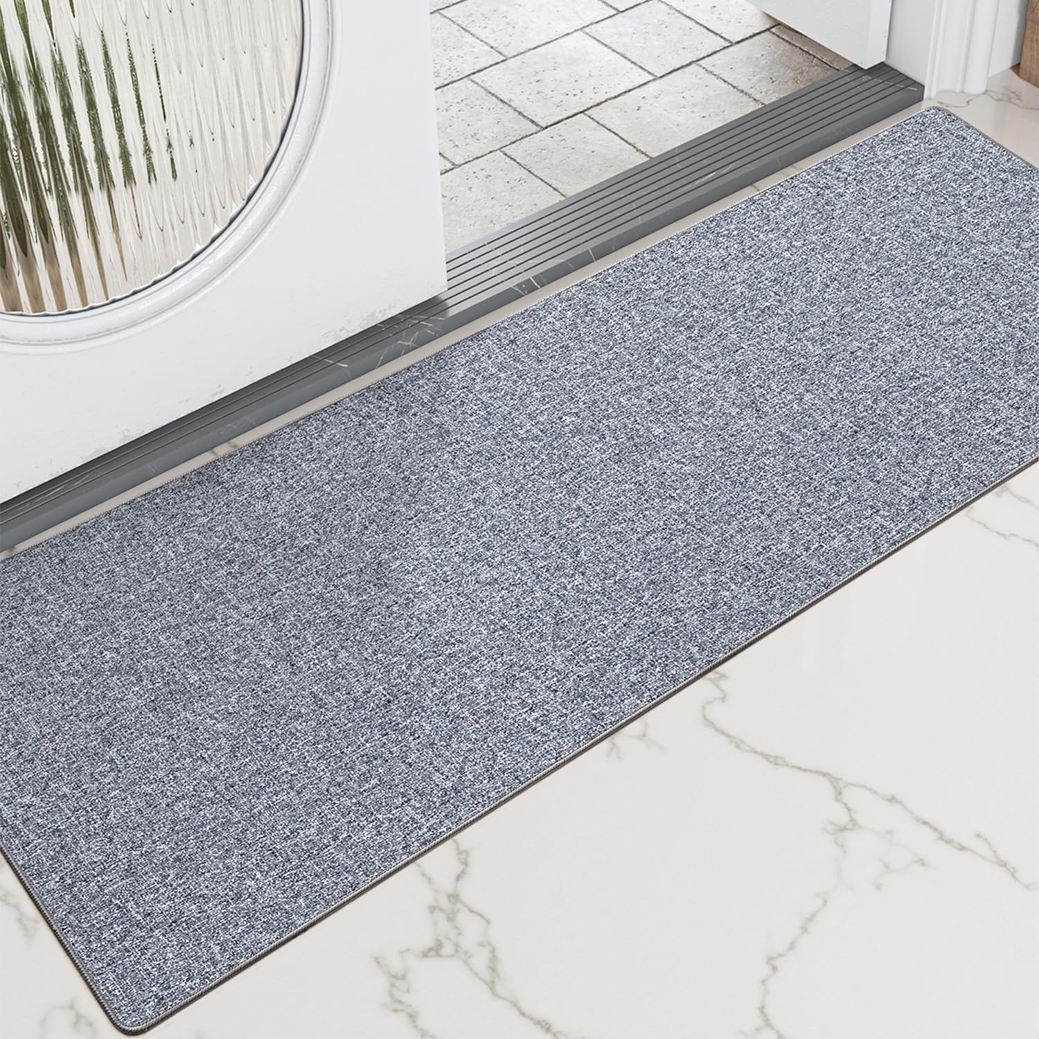 LUMI Ultra Thin Door Mat for Entryway, Easy Clean Indoor Mat