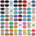 JubileeYarn Feather Whimsy Eyelash Yarn Variety Pack - 20 Skeins