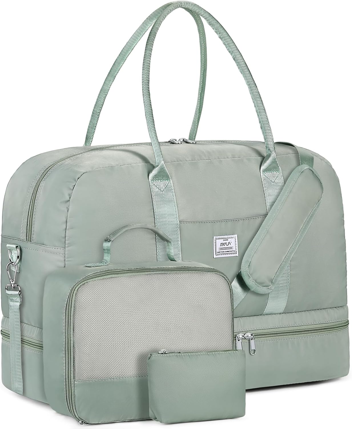 IBFUN Weekender Bags for Women: 3PCS Travel Duffle Set