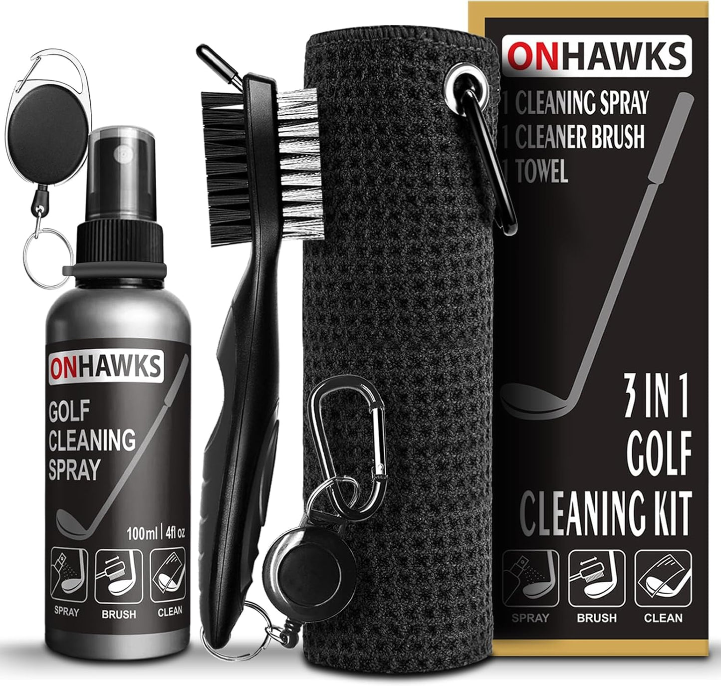 Golf Club Cleaner Kit - Ultimate Cleaning Combo