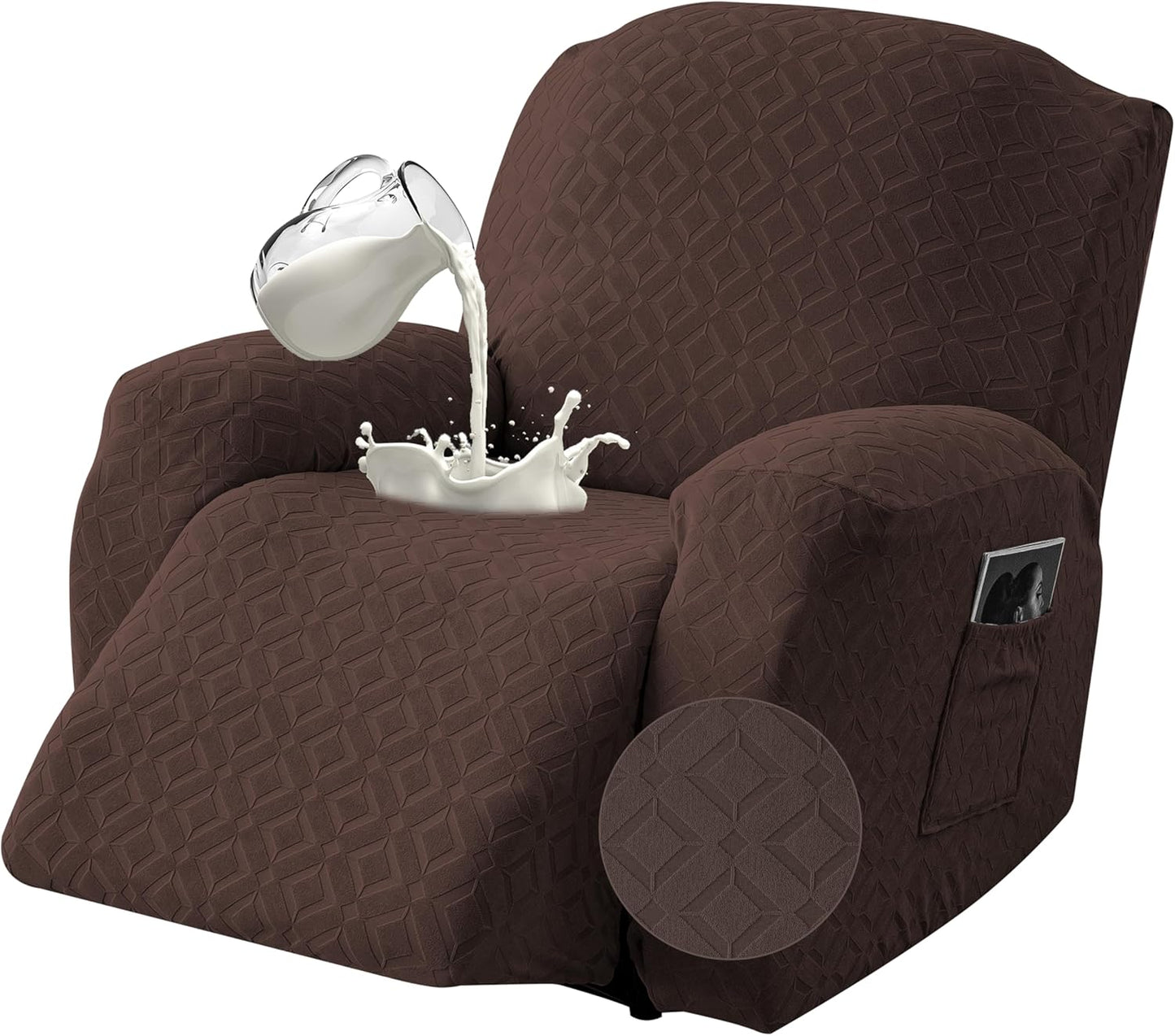 Gennia Waterproof Recliner Chair Cover for Pets and Kids