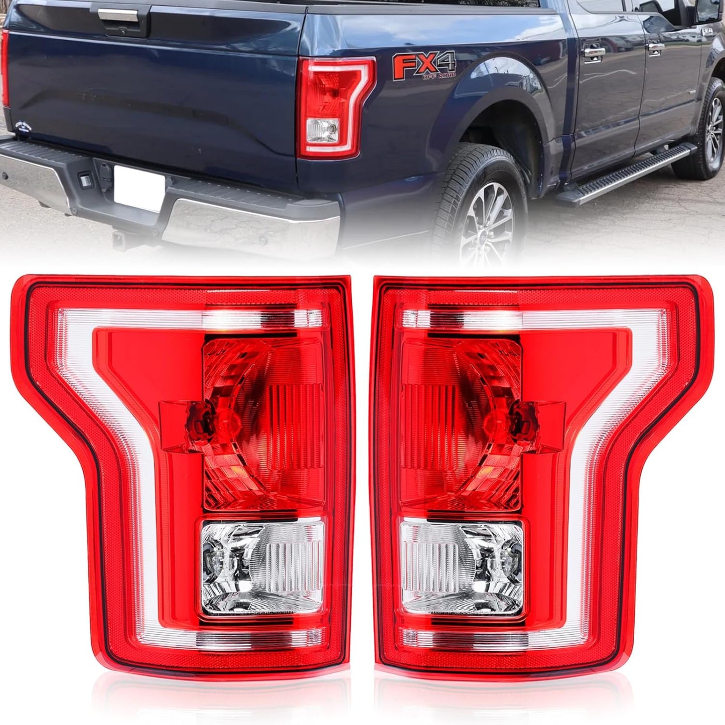 Boine Tail Light for 2015-2017 Ford F-150 - Easy Installation