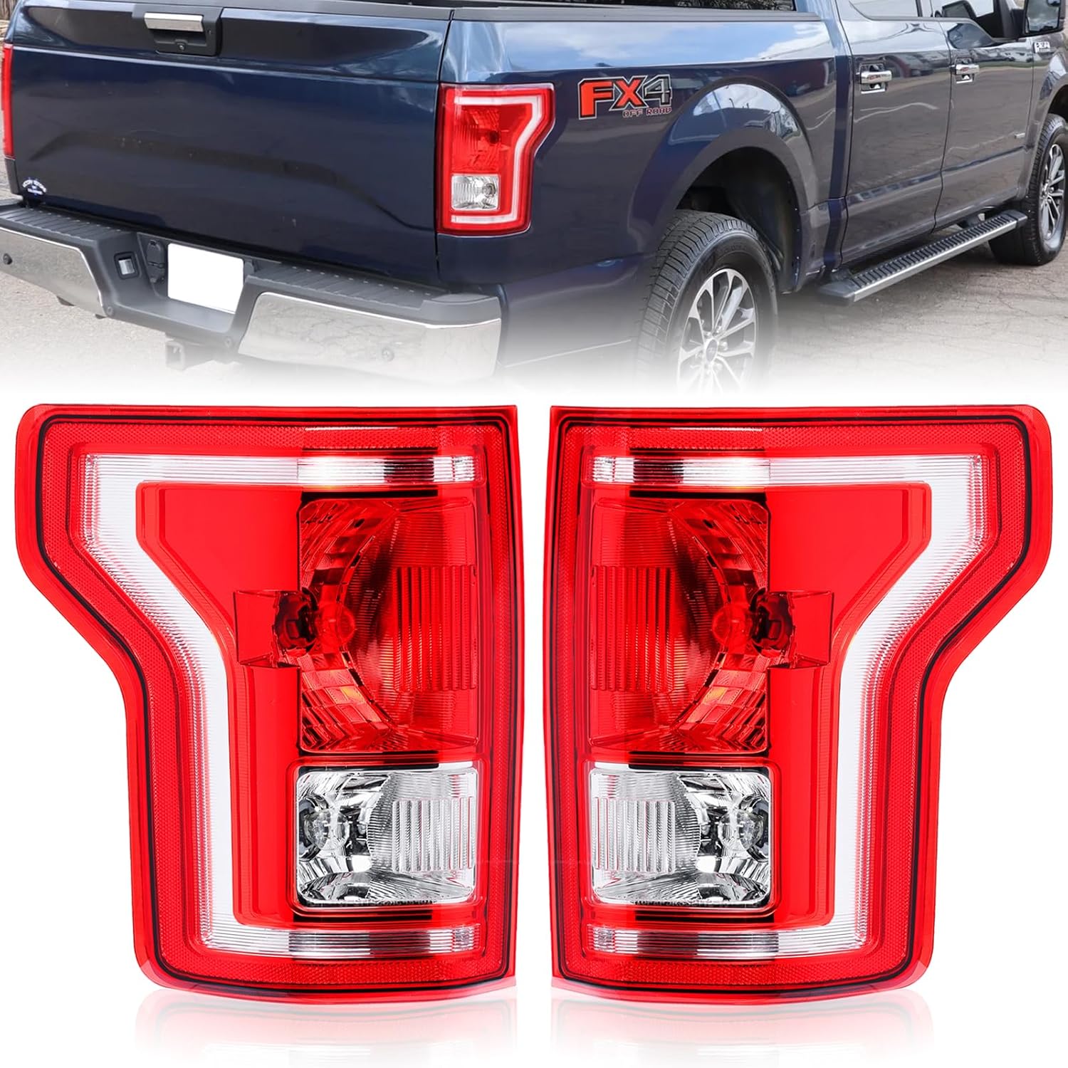 Boine Tail Light for 2015-2017 Ford F-150 - Easy Installation