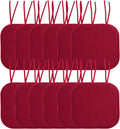 Ultimate Comfort Memory Foam Chair Cushion Pads with Secure Ties