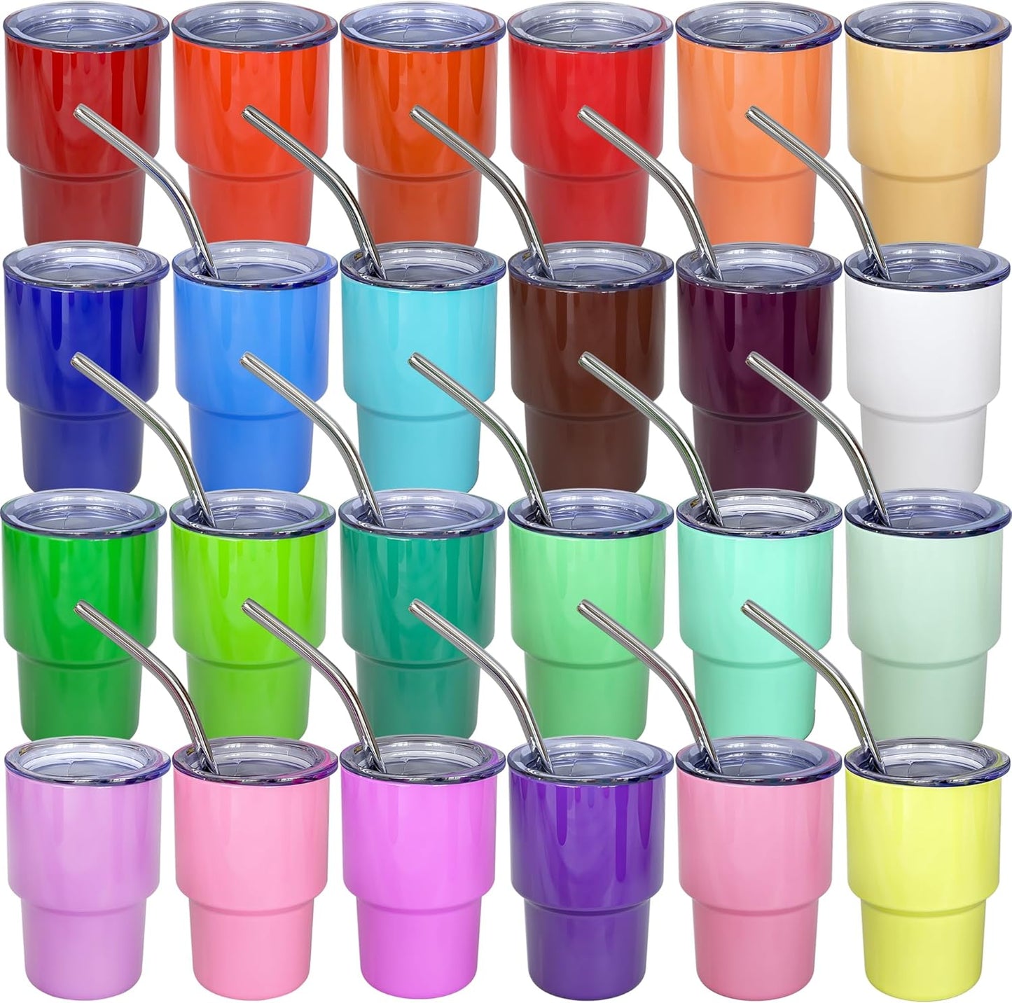 3oz Mini Tumbler Shot Glasses for Parties and Events