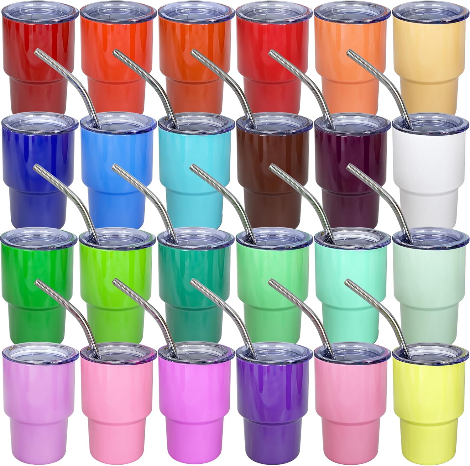 3oz Mini Tumbler Shot Glasses for Parties and Events