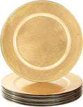 Gold Charger Plates Set of 12 13ft Foil Chargers - Elegant Table