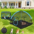 Outdoor Cat Enclosure 3-in-1 Catio with Tunnel - Portable Playpen