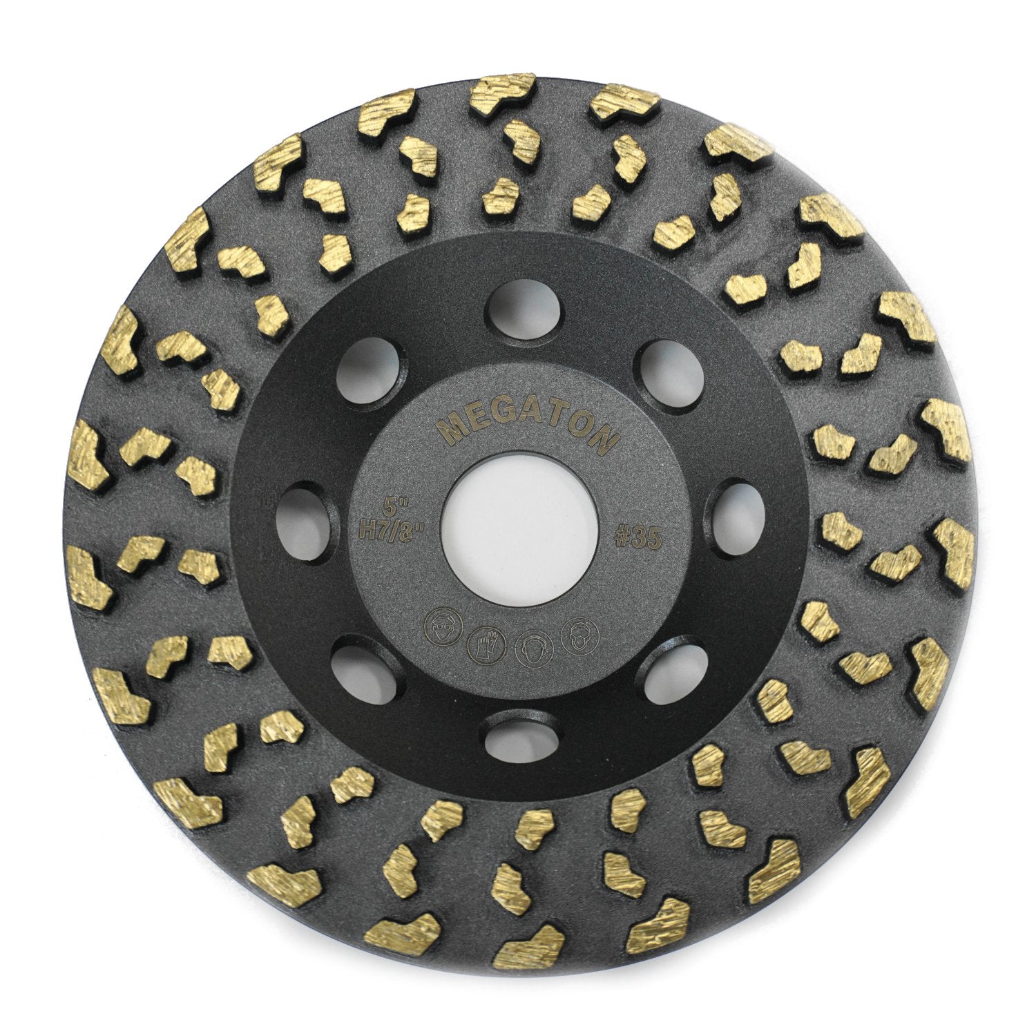 Megatron 5in Diamond Cup Grinding Disc for Concrete & Coatings