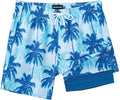 SURF CUZ Mens Swim Trunks 7 in Inseam - Quick Dry with Compression 2