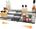 3 Tier Wide Expandable Cabinet Spice Rack Organizer - Space Saving