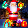 Christmas Decorations Outdoor Inflatables Santa 8 FT Smiling Claus