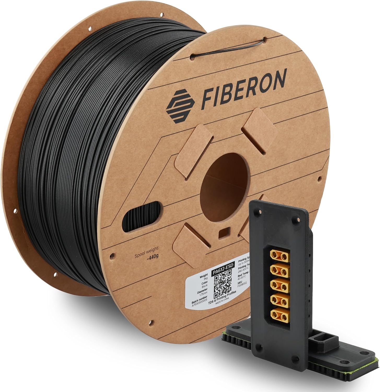 Polymaker Fiberon PA612-ESD 3D Printer Filament for Electronics