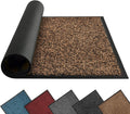 48 x 72 in Brown Dirt Trapper Front Door Mat - Low Profile Welcome Rug
