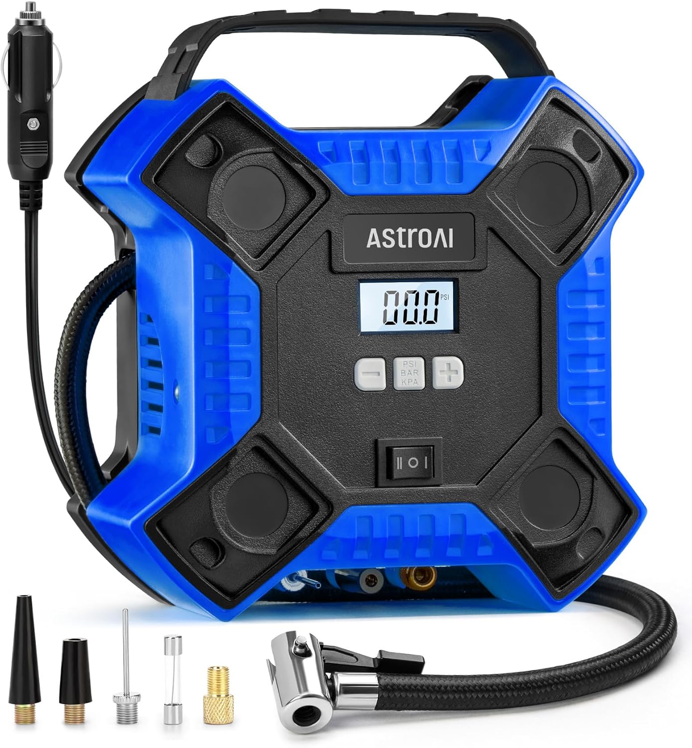 Portable Tire Inflator 160PSI LED Light
