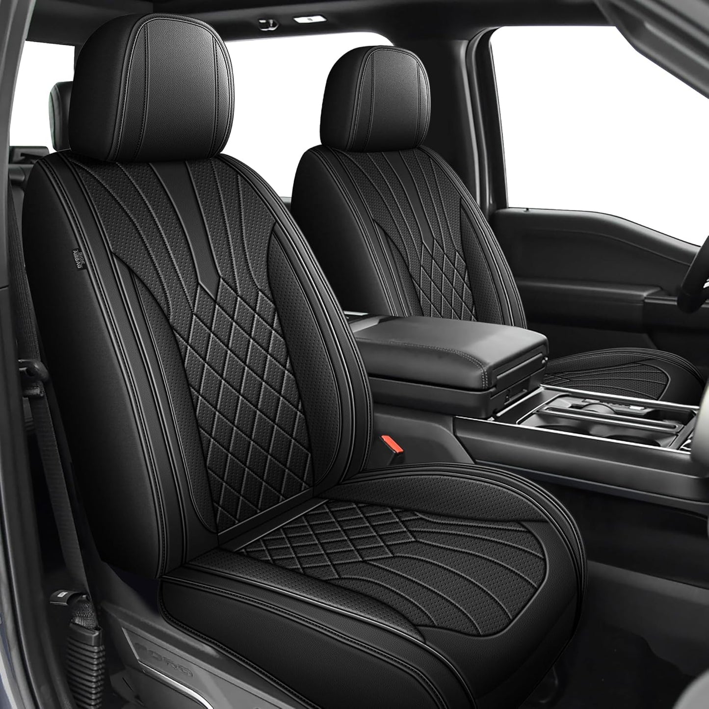 Custom Fit Faux Leather Seat Covers for Ford F150 F250 F350