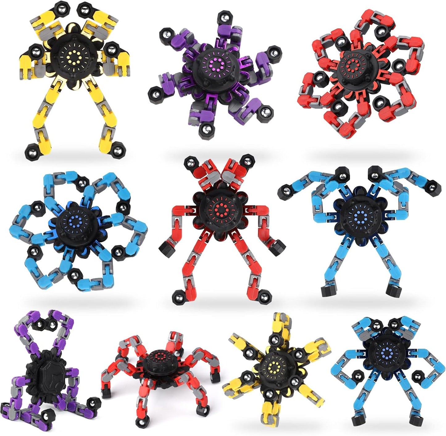 Transformable Robot Fidget Spinner - Creative DIY Desk Toy