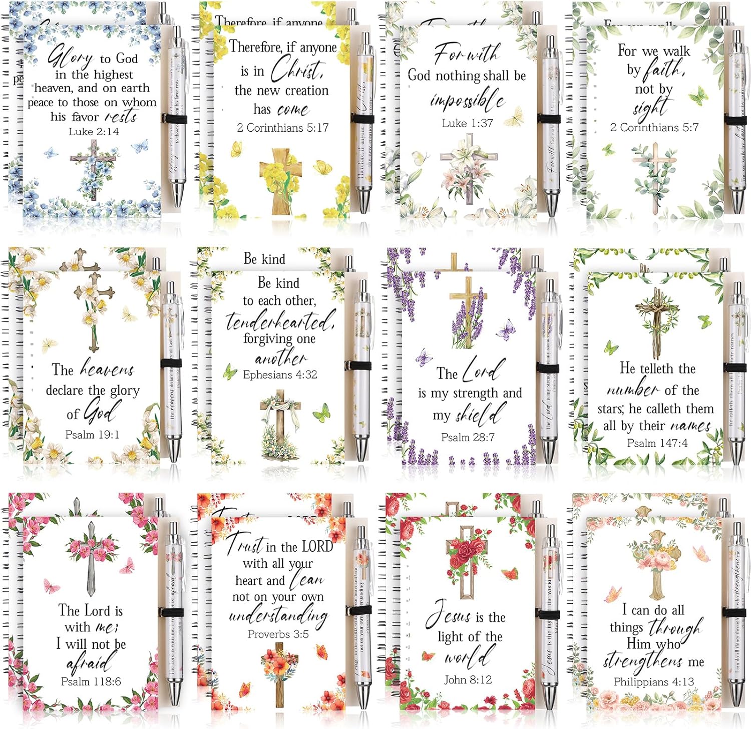 Faithful Inspiration: 48-Pc Christian Gifts Set by Feifeiya