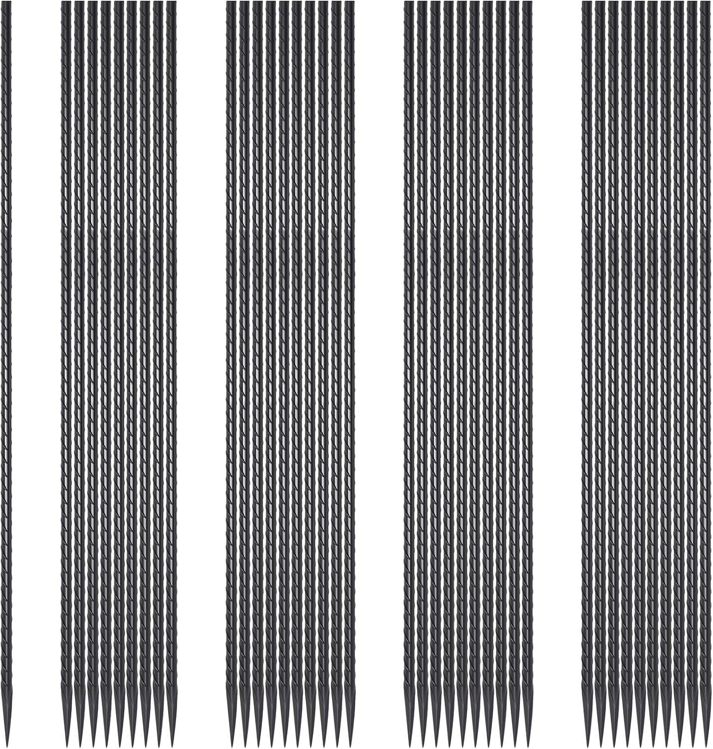 Heavy Duty 24 Inch Rebar Stakes for Landscape and Concrete Use