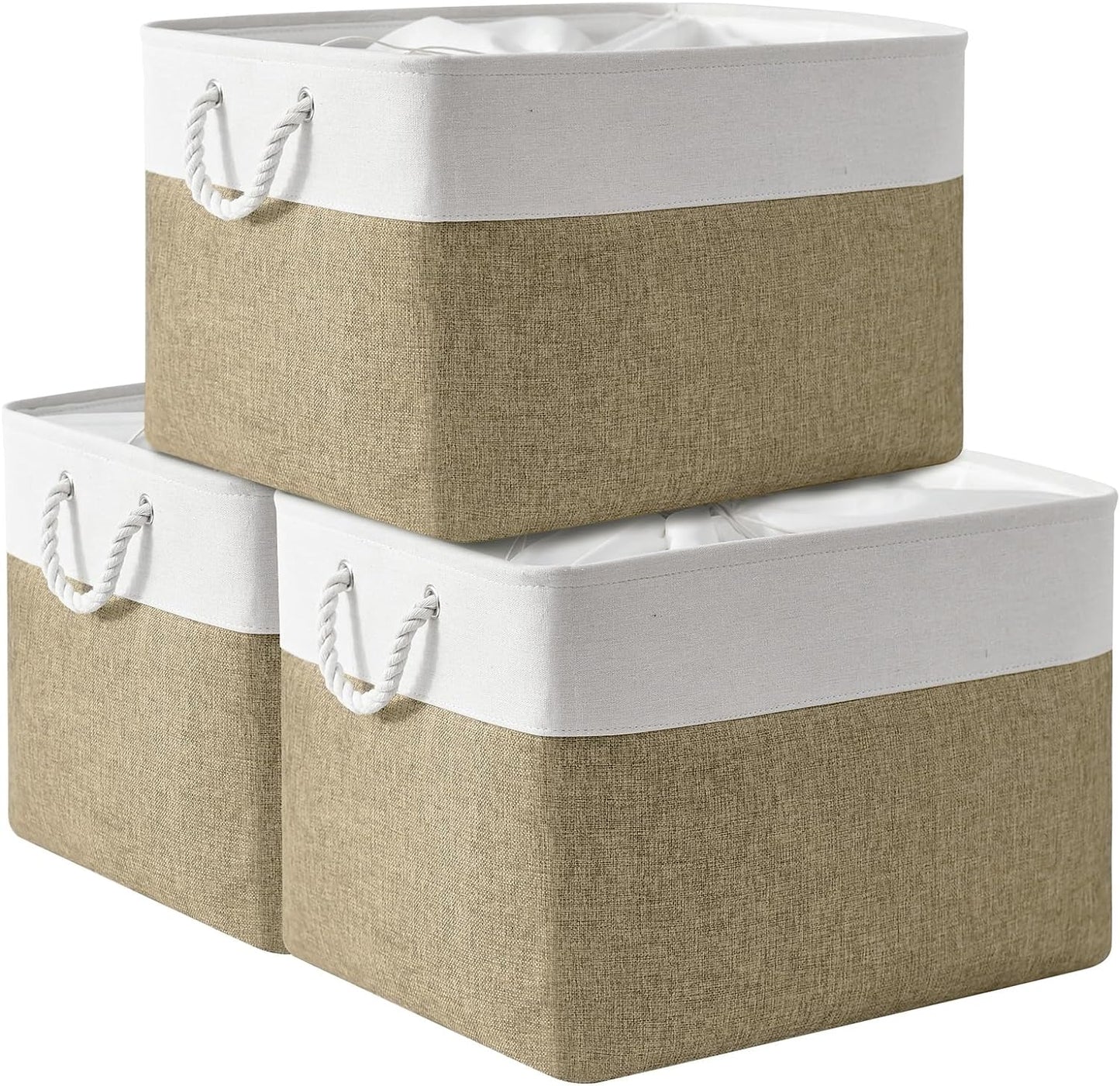 TheWarmHome Jumbo Storage Bins - Perfect for Home Organization