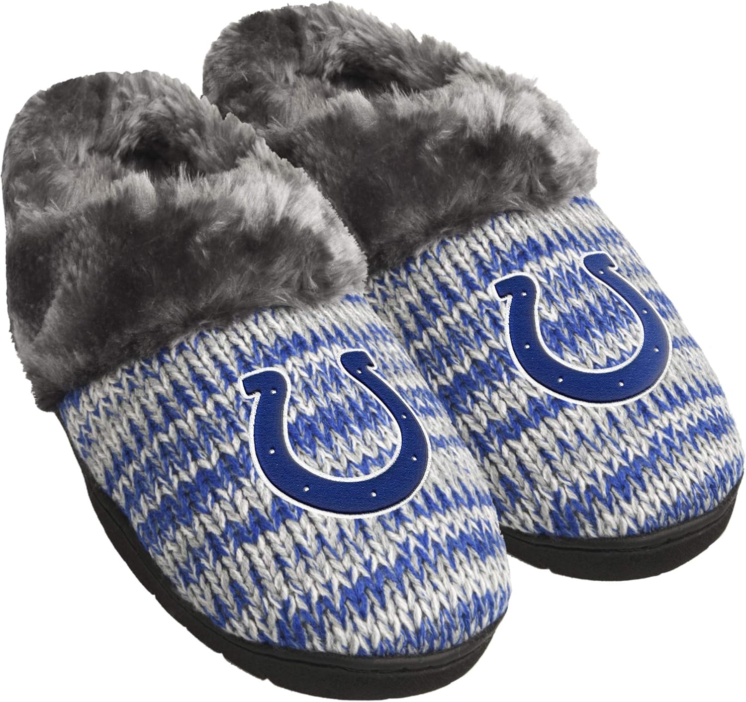FOCO Womens NFL Team Logo Peak Slide Slippers for Comfort