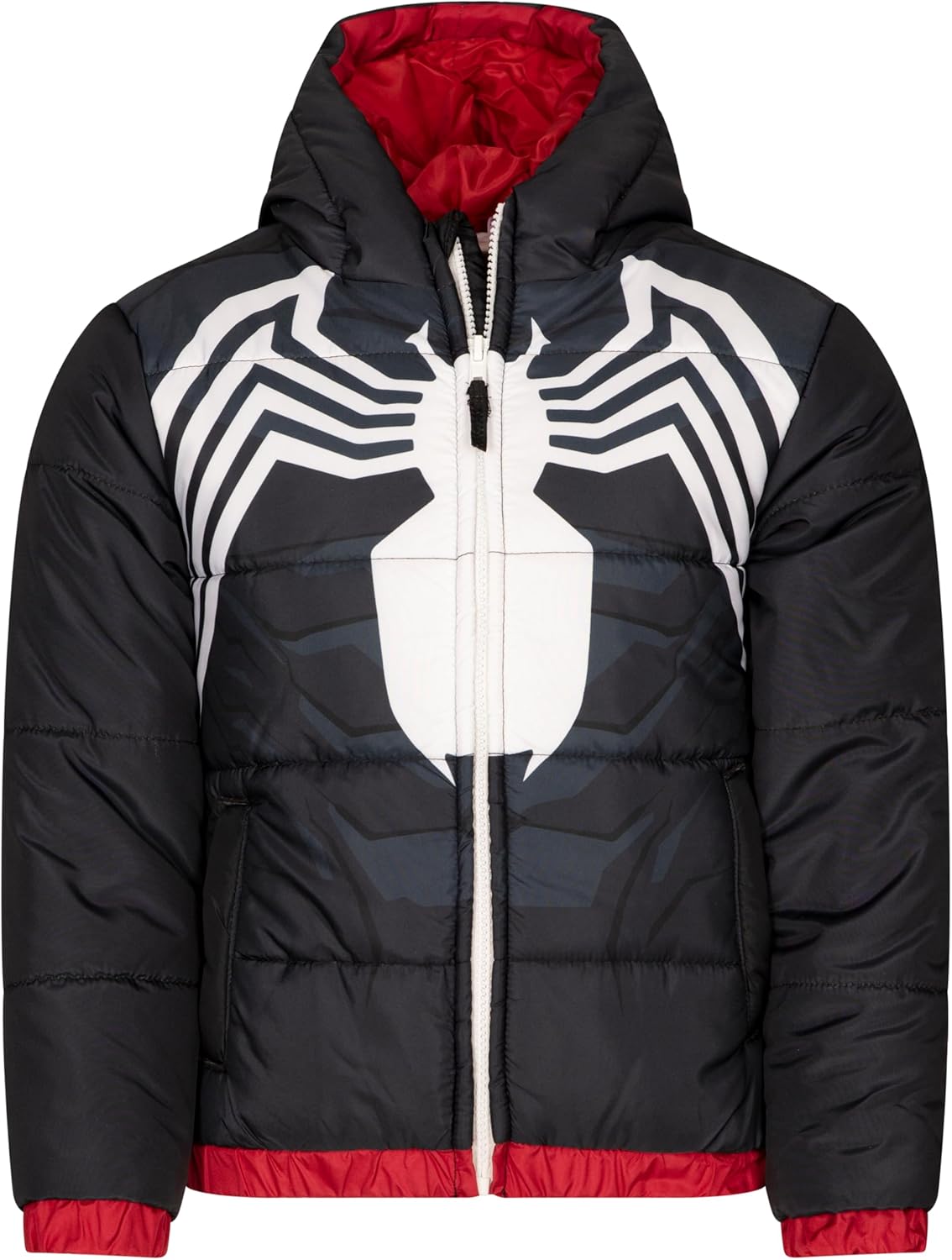Marvel Zip Up Cosplay Puffer Jacket for Kids - Warm & Fun