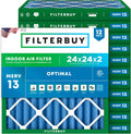 Filterbuy 24x24x2 Air Filter MERV 13 Replacement - Health Defense