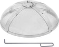 Fire Pit Spark Screen Round 27in Heavy Duty Steel Cover for Outdoors