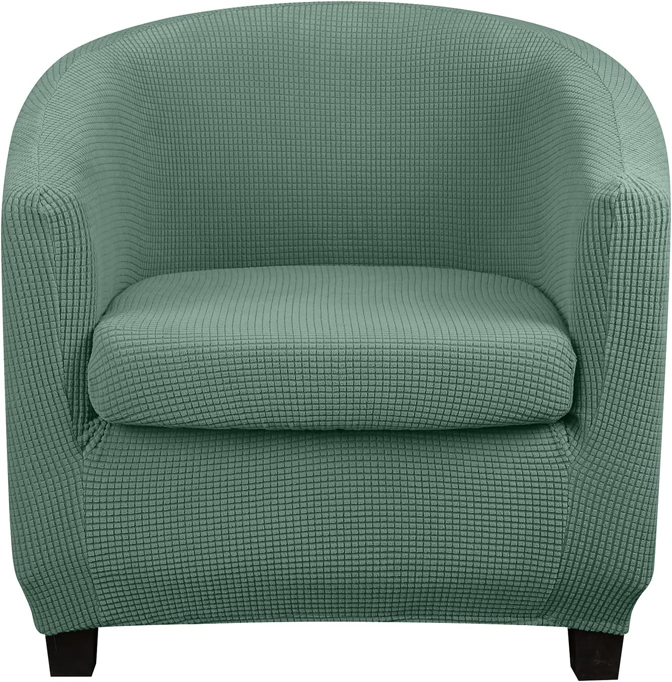 Lellen Club Chair Slipcover + Cushion Cover Set
