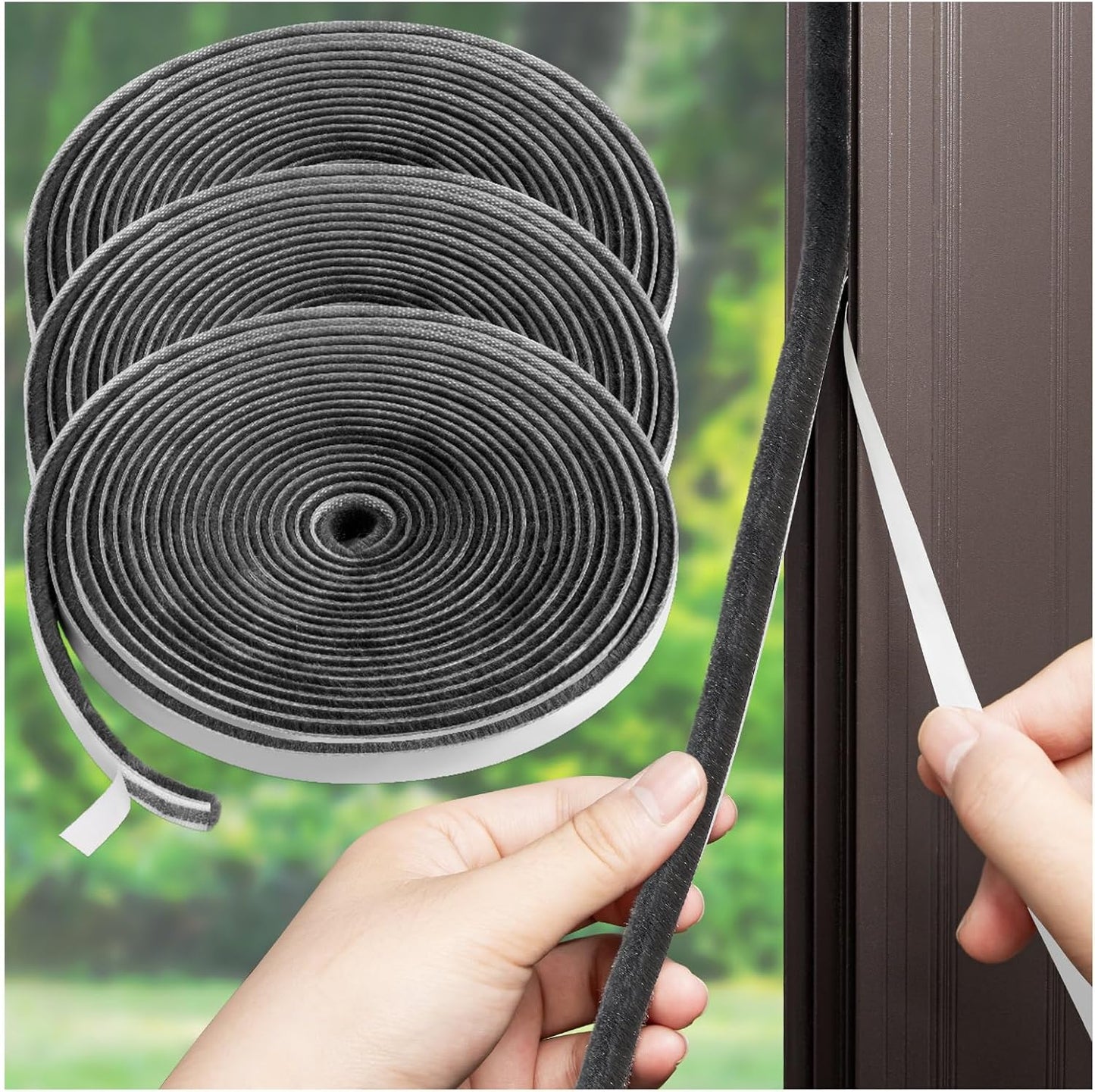 Soundproof Weather Stripping for Windows - 49Ft