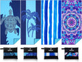 4 Pack Lightweight Thin Beach Towel Oversized 71 x 32 in - Quick Dry