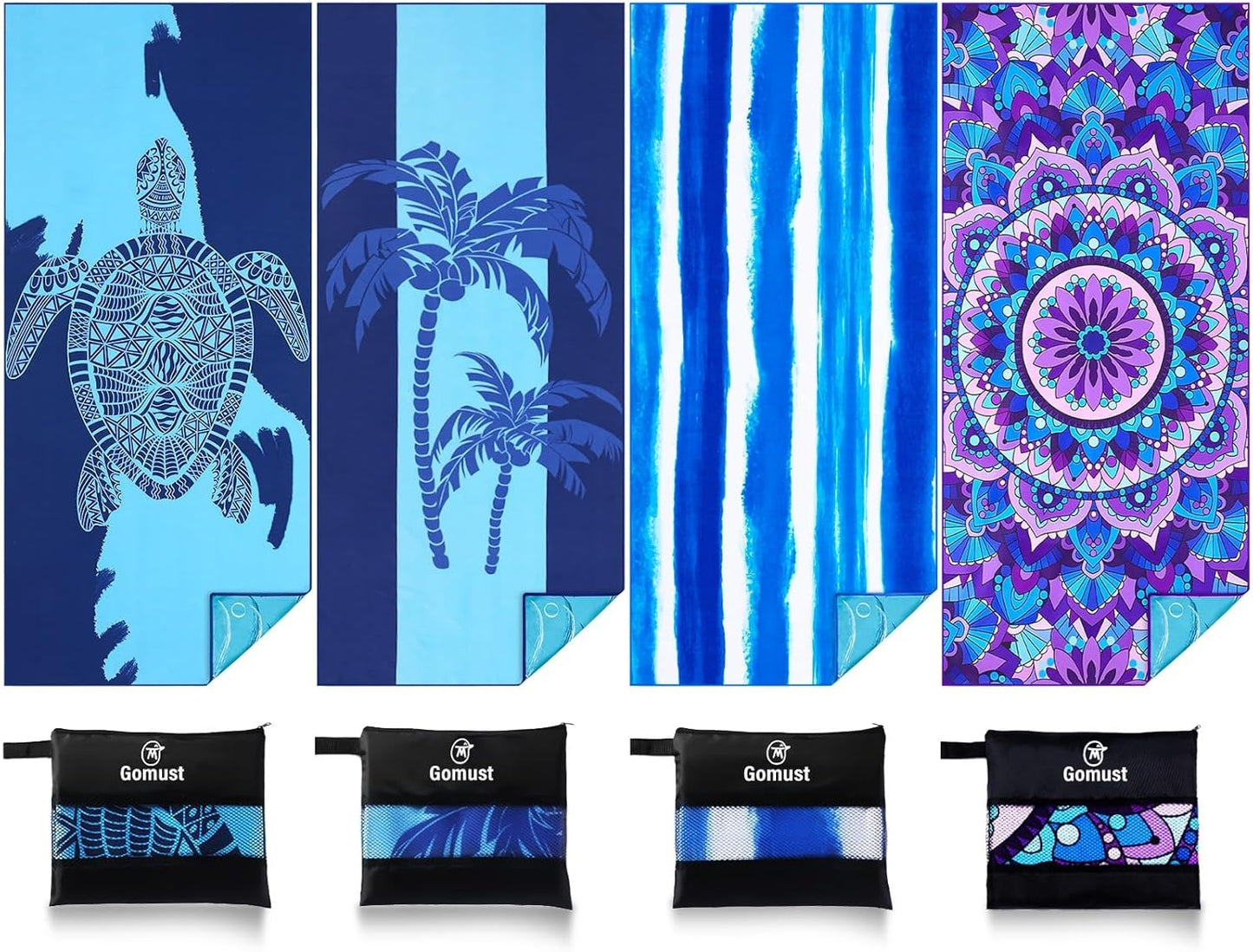 Oversized Microfiber Beach Towels for Quick Drying and Comfort